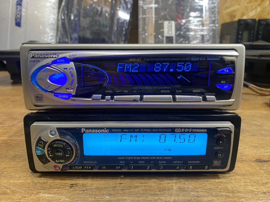 Minidisc player auto Panasonic