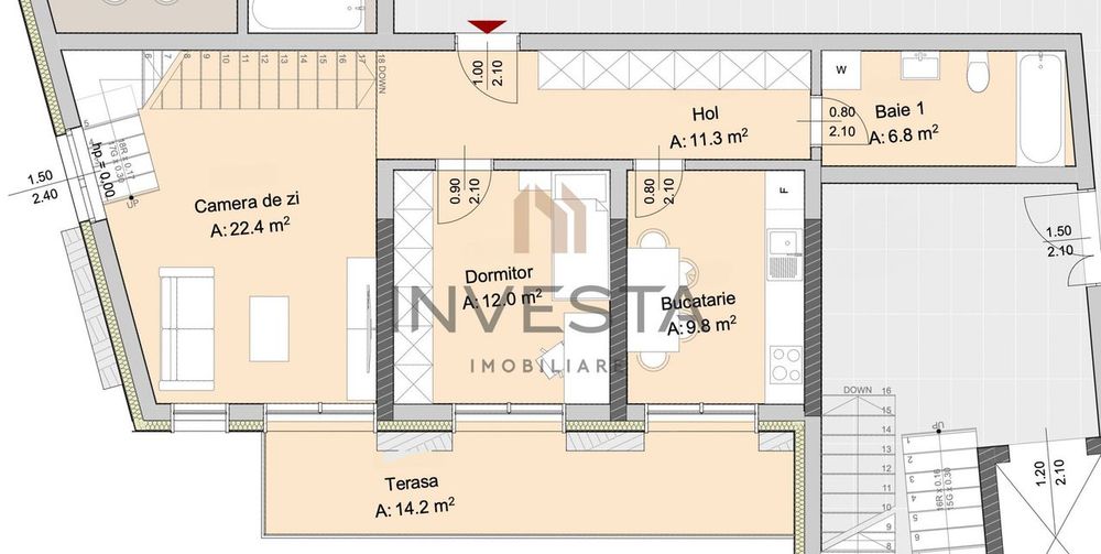Apartament 4 camere, Marasti – zona The Office, proiect premium