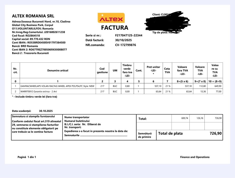 Volan PS5/PS4/PC de vânzare