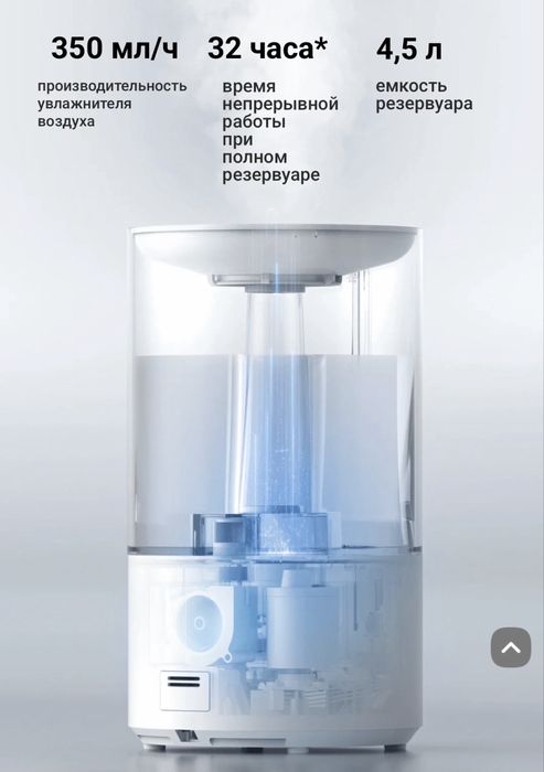 Увлажнитель Xiaomi Humidifier 2 Global | бесплатная доставка