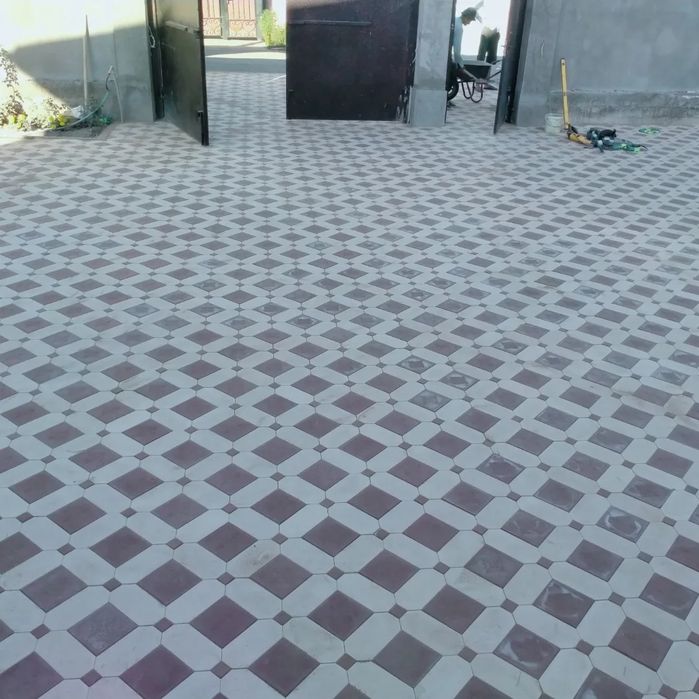 Укладка брусчатка