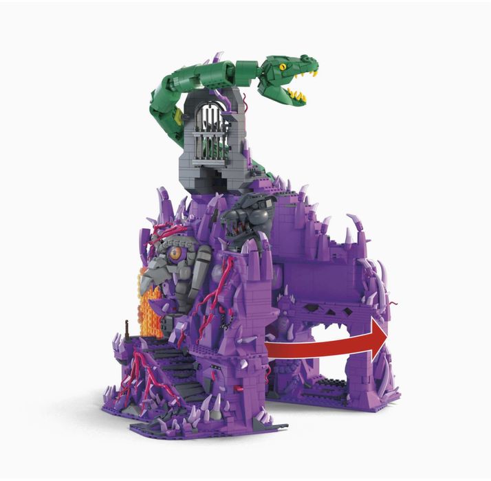 Mega Masters of The Universe Snake Mountain, 3802 piese, de colectie