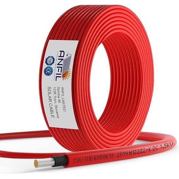 Соларен кабел 4мм2 UV защита панел фотоволтаици букси