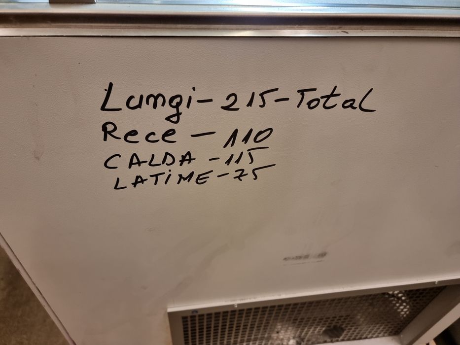 Linie autoservire impinge tava cald-rece