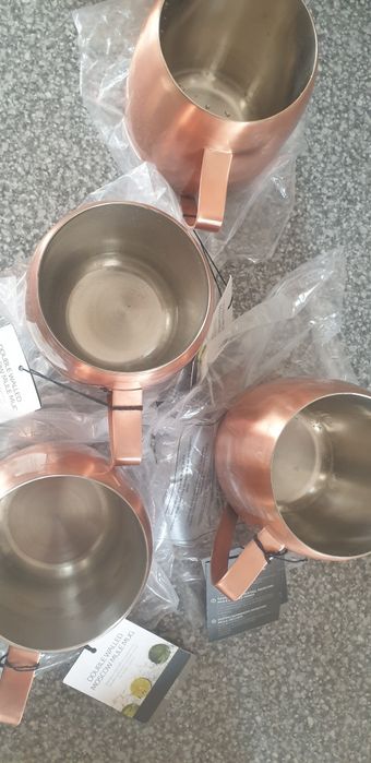 4 cani cu pereți dublu 450 ml