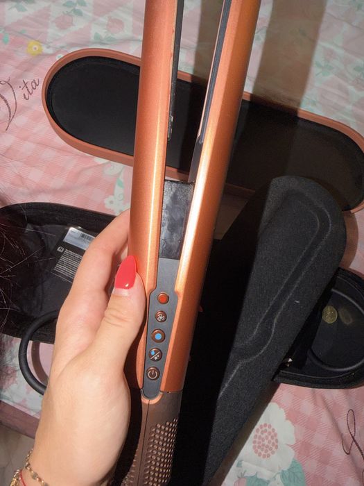Dyson Airstrait HT01 – Strawberry Bronze / Blush Pink – пълен комплект