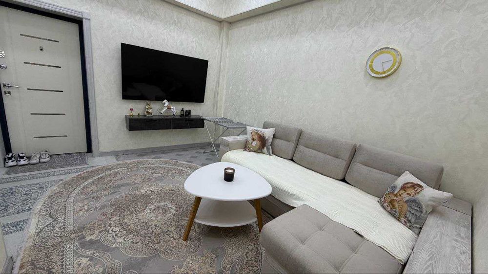 Новостройка на Паркентском с кадастром, кирпич, с ремонтом, евро 2хком