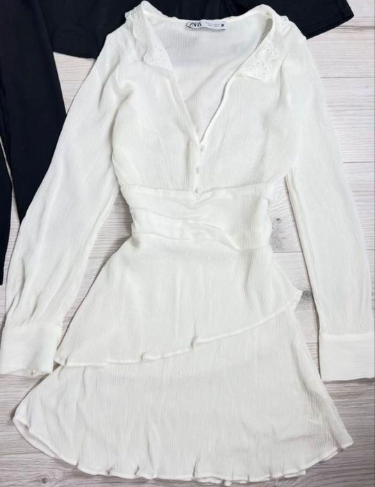 Къса Бяла Рокля Zara