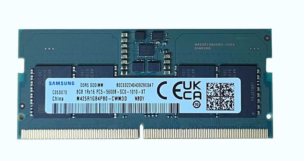 Оперативная память Samsung / SO-DIMM / DDR5 / 8ГБ / 5600 МГц