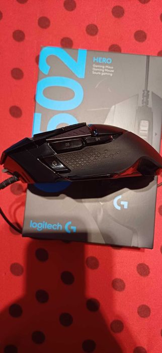 Mouse Logitech G502 Hero + Grip tape