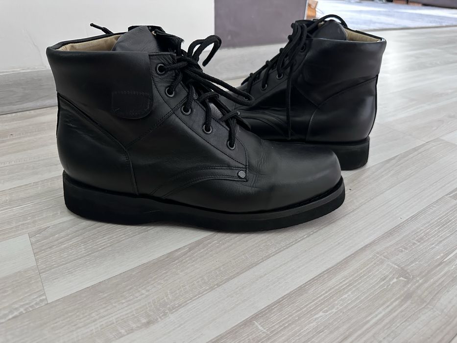 Сапоги ботинки кожаные