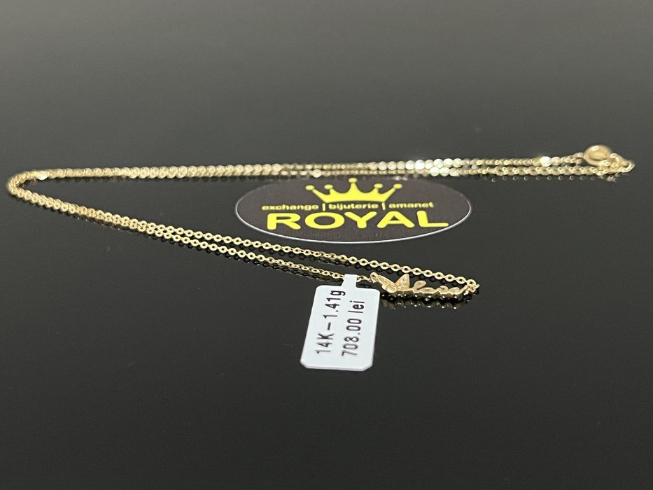Bijuteria Royal CB : Lant aur dama 14K 1,41 grame