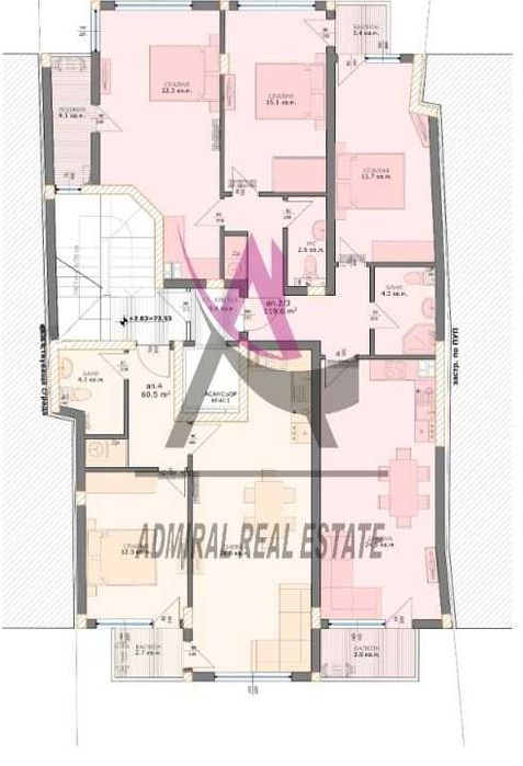 Продава се Четиристаен апартамент в Варна, Левски - 152 кв.м за 1645 €/кв.м - Снимка #1