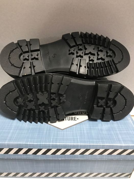 Нови зимни мъжки обувки, естествена кожа