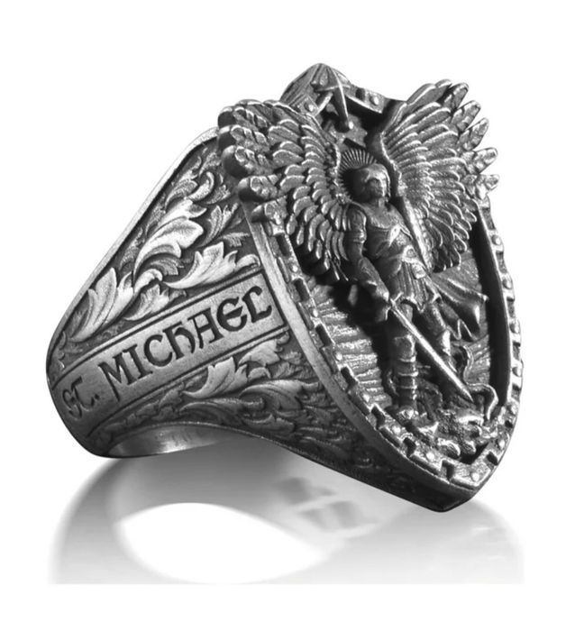 Пръстен Архангел Михаил 316L
