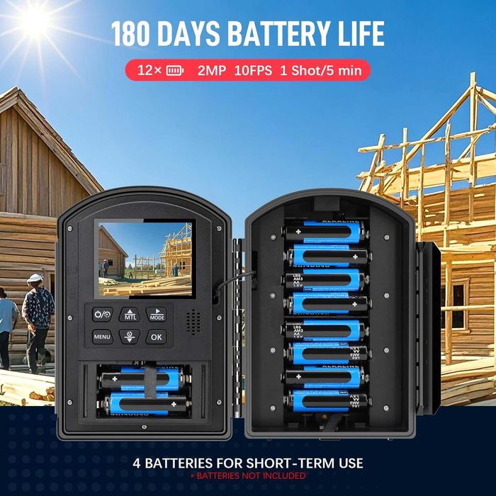 Time-lapse камера с инфрачервено позициониране и LED светлина