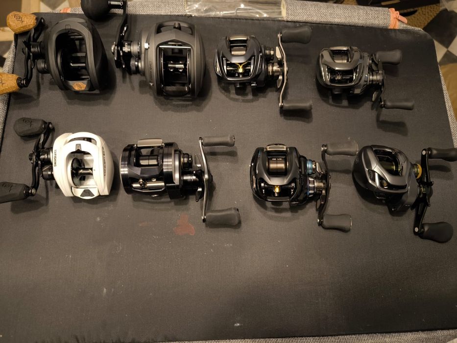 Baitcasting shimano, daiwa, 13 fishing, abu garcia