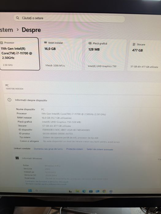 MiniPC Asus i7 11700 8core 16g 512g nvme WiFi BT