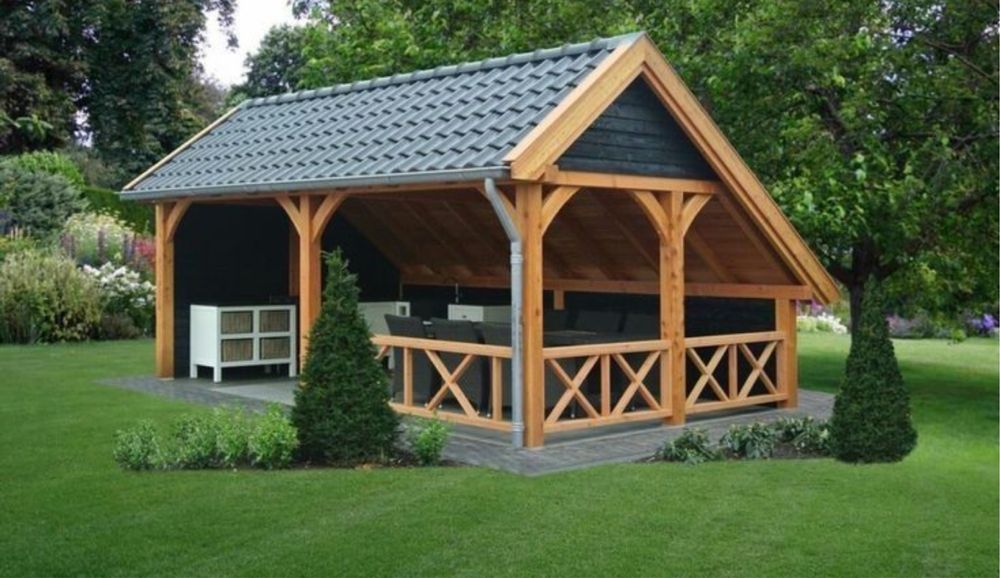 Pergole, Terase si Foisoare din lemn tratat si uscat la comanda