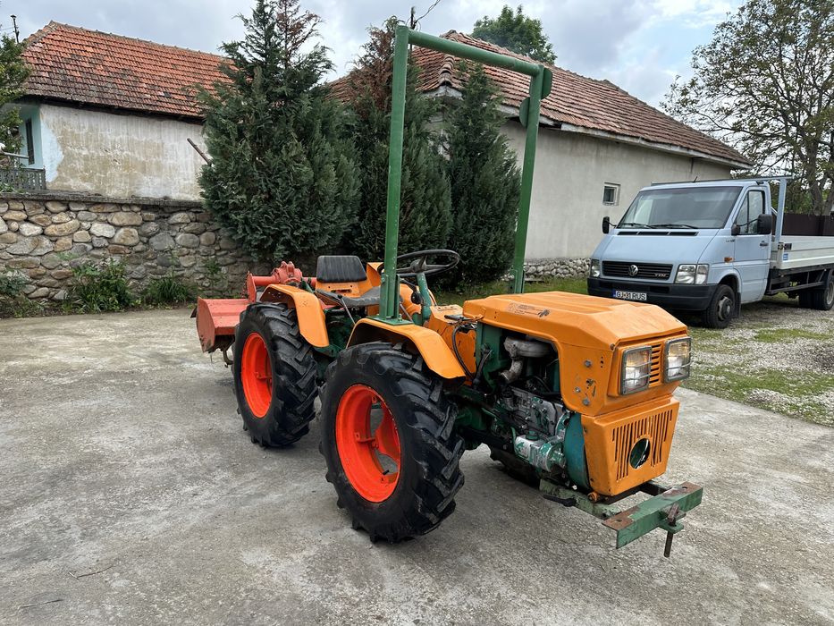 Motocultor tractoras 4x4 diesel Goldoni 2 pistoane cu freza