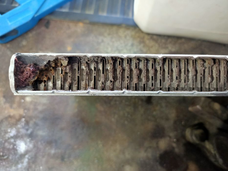 Промывка и чистка радиатора