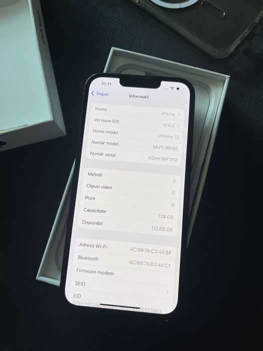 iPhone 13 Midnight 128GB Neverlocked