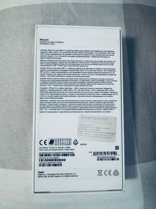 iPhone 13 în stare foarte bună ,are cablu USB ,husă .