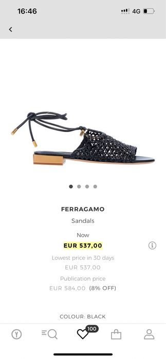 Vand sandale Ferragamo
