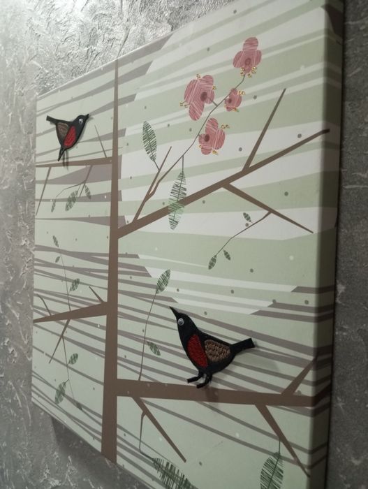 Принт върху платно с подрамка, релеф