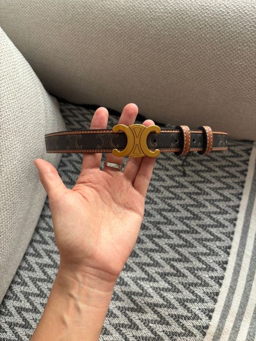 Новый кожаный ремень Celine 100 см