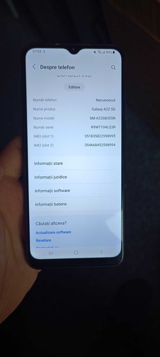 Telefon Samsung a22 5g