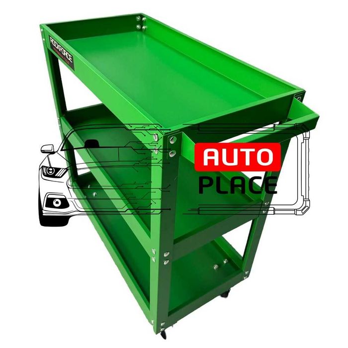 Количка за инструменти с 3 рафта ROCKFORCE