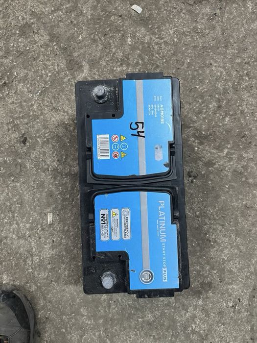 Акумулатор работещ Platinum 95Ah 850En стартов ток н54 startstop Agm