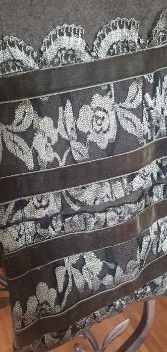 Palton kaki designer Cristina Cernei