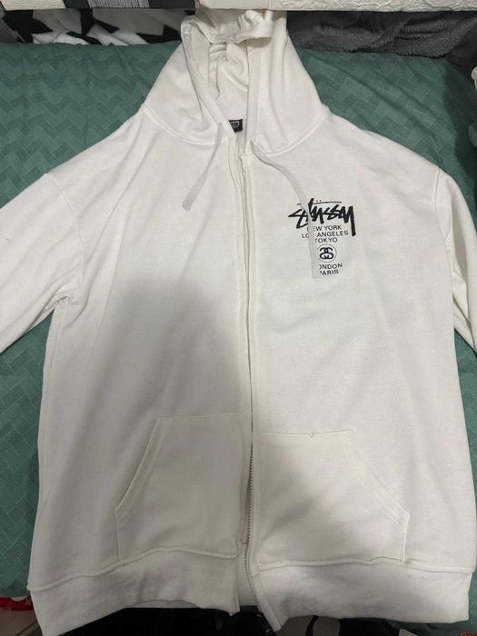 Hanorac STUSSY Zipper NEPURTAT Marimea L