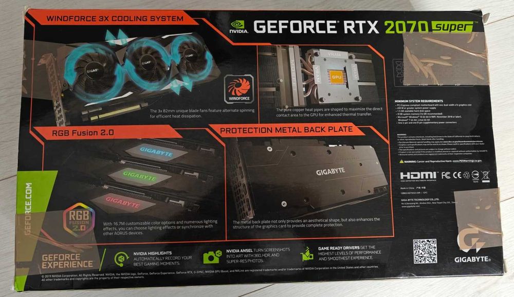 Gigabyte Geforce RTX 2070 Super 3Fan