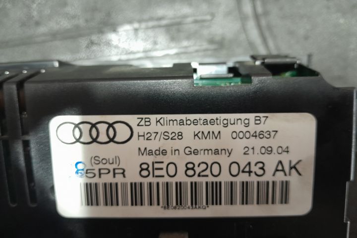 Comanda clima 8E0820043AK 8E0820043AK Audi A4 B7