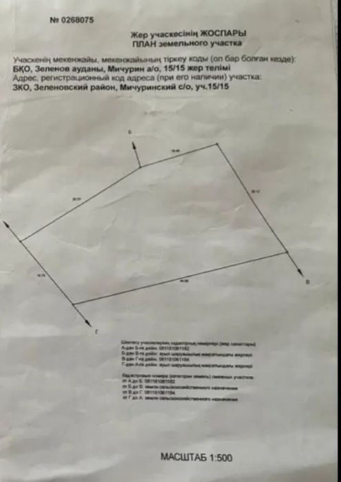 Продам земельный участок
