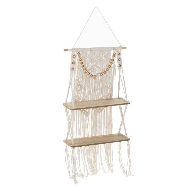Висяща етажерка макраме - бохо стил, декорация