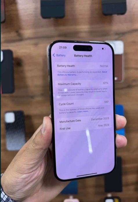 IPHONE 15 pro 256 hotiralik