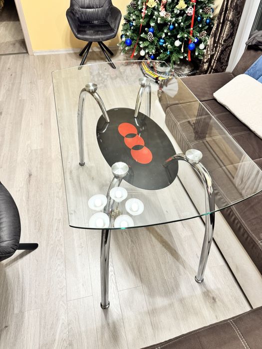 Vand masa sufragerie de sticla 0.70x1.20 m
