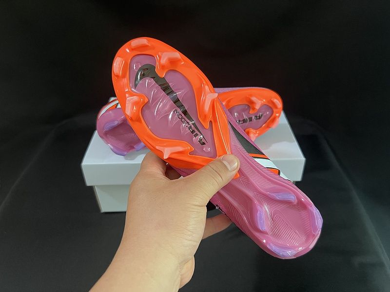 Ghete fotbal nike air zoom mercurial superfly 9 elite fg - pink/orange