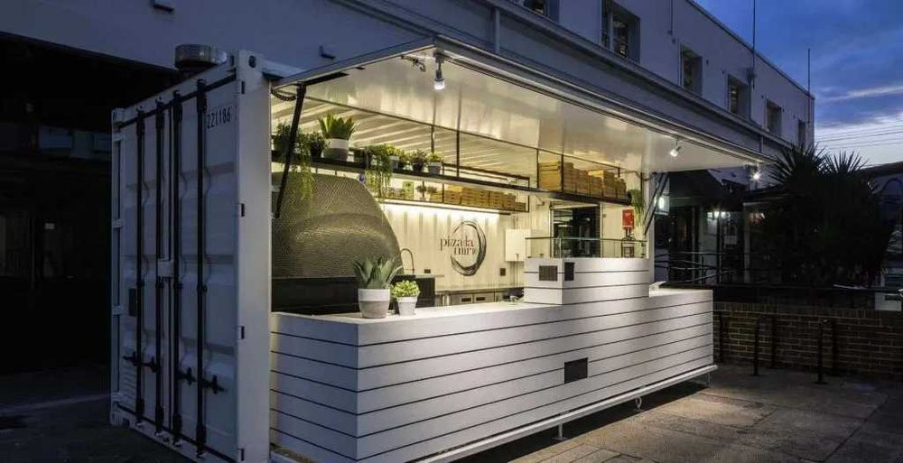 Container modular spatiu modern horeca