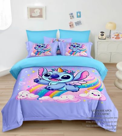 Squid, stitch, sonicModele noi
159 lei 
Pentru pat dublu
6 piese