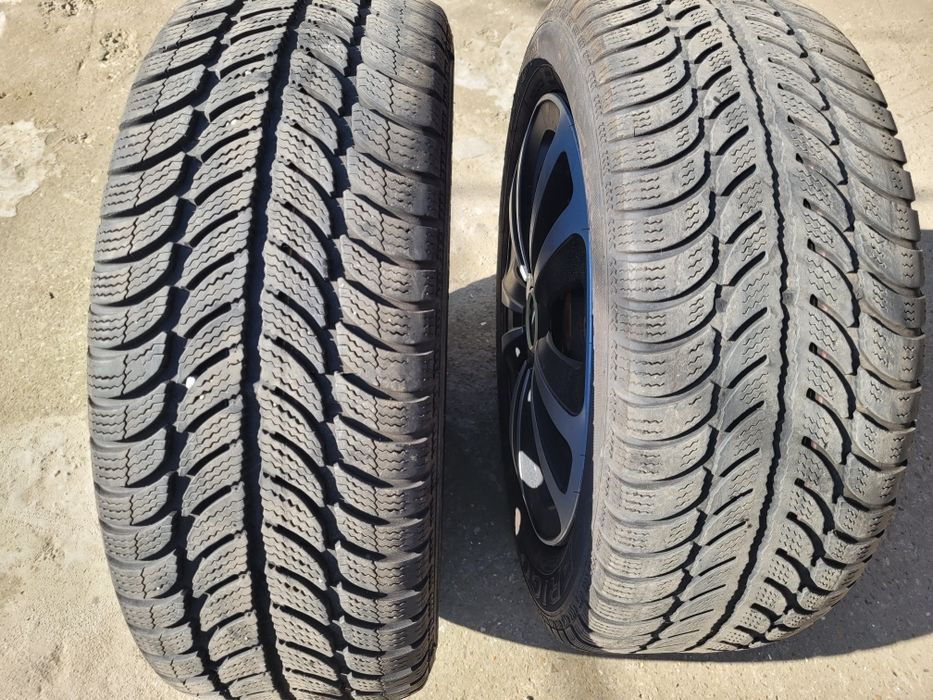 Set 5 aliaj Opel Corsa 175 65 14 și 4 jenti VW de tabla 205 55 16