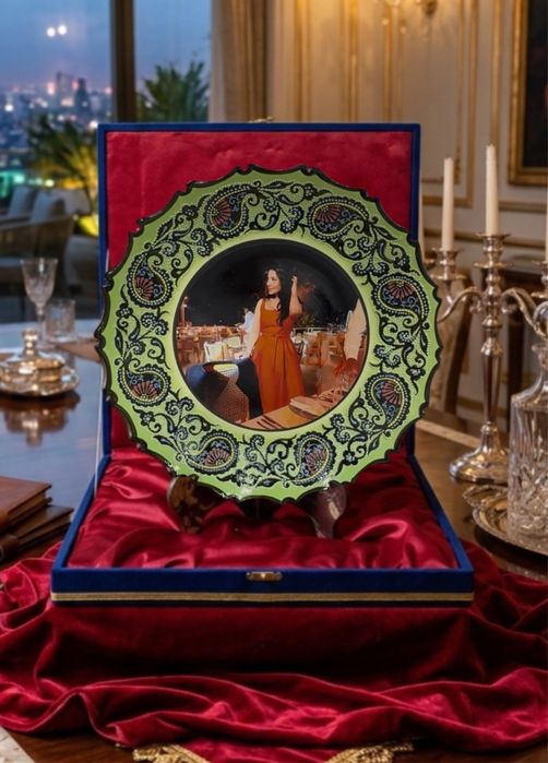 Керамическая тарелка с вашей фотографией