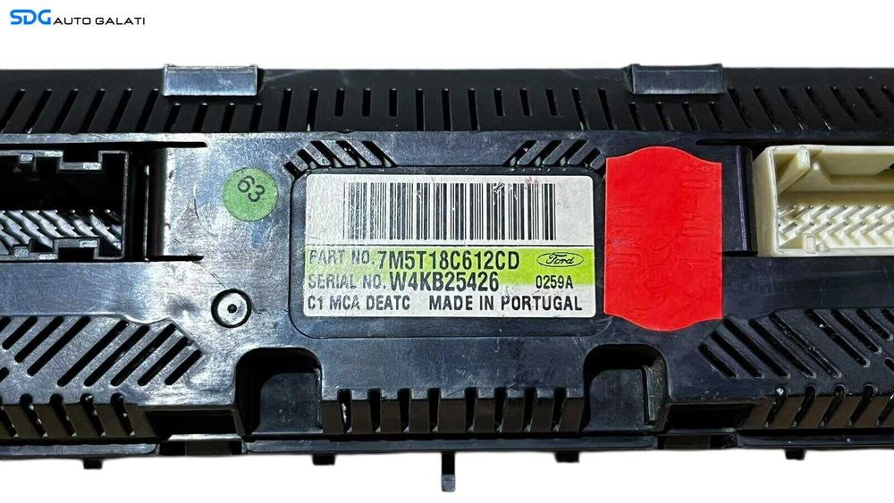 Panou Modul Unitate Comanda AC Aer Conditionat Clima Climatronic Ford Focus 2 2007 - 2010 Cod 7M5T-18C612-CD [LC0689]