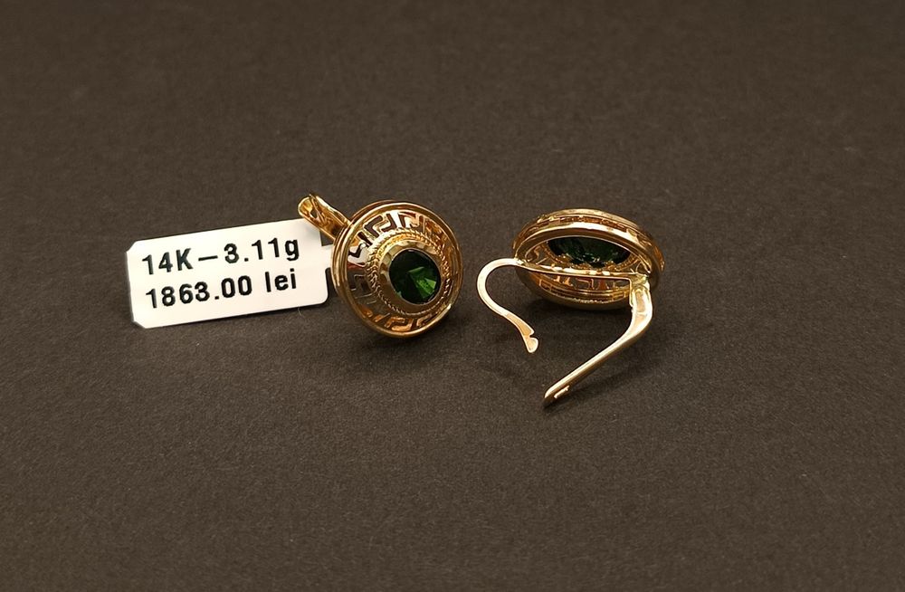 Cercei dama Aur 14 K 3,11 gr