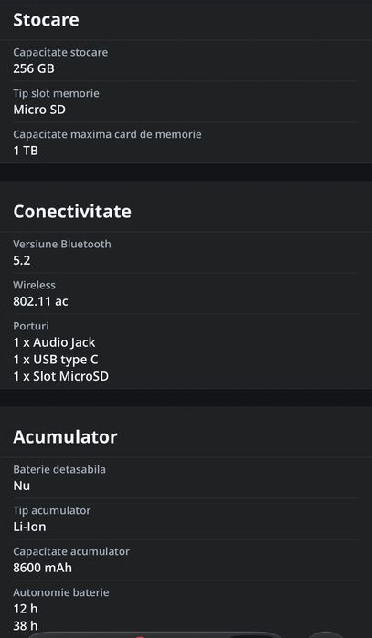 Tableta Lenovo Tab Plus perfecta
