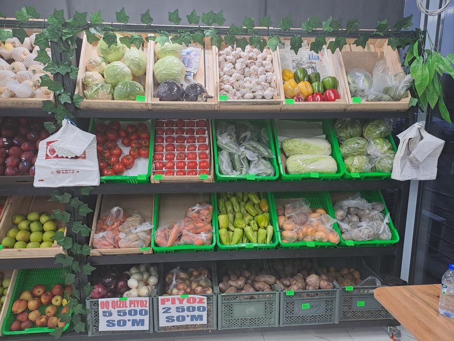 витрина для фруктов